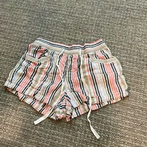 Gap linen striped shorts